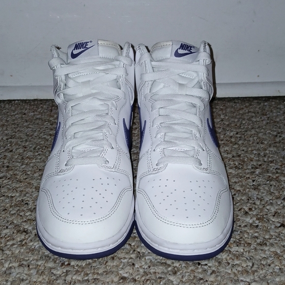 Nike Dunk High White/Concord. Men's 8, Womans 9 1/2 - Picture 2 of 8